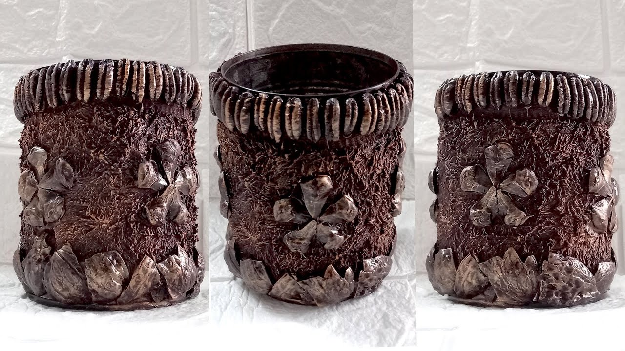 Recycling Idea | Tin Can Craft | Tin Holder DIY | Flower Pot | Best out of waste