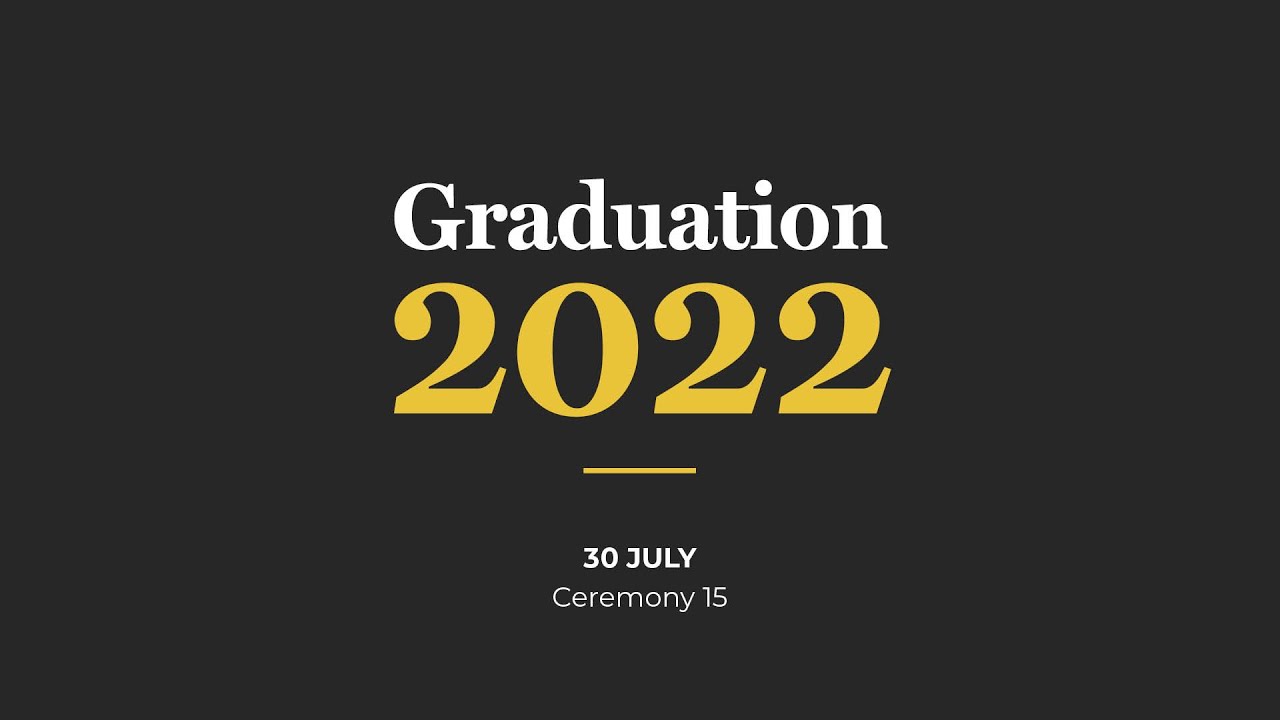 University of Buckingham 2022 Graduation (30 Jul 13:00) - Ceremony 15