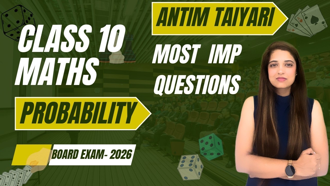 Class 10|Maths| Probability|Board Important Questions|Gseb|Sapna Ki Pathshala #boardexam2026 #gseb10
