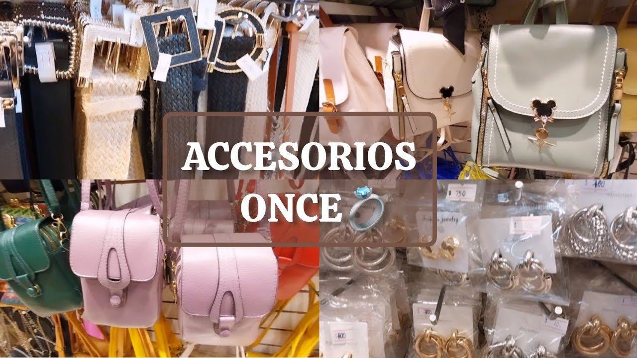 ACCESORIOS DE ONCE 😍👜💍 Carteras Bijou Mochilas y Mas