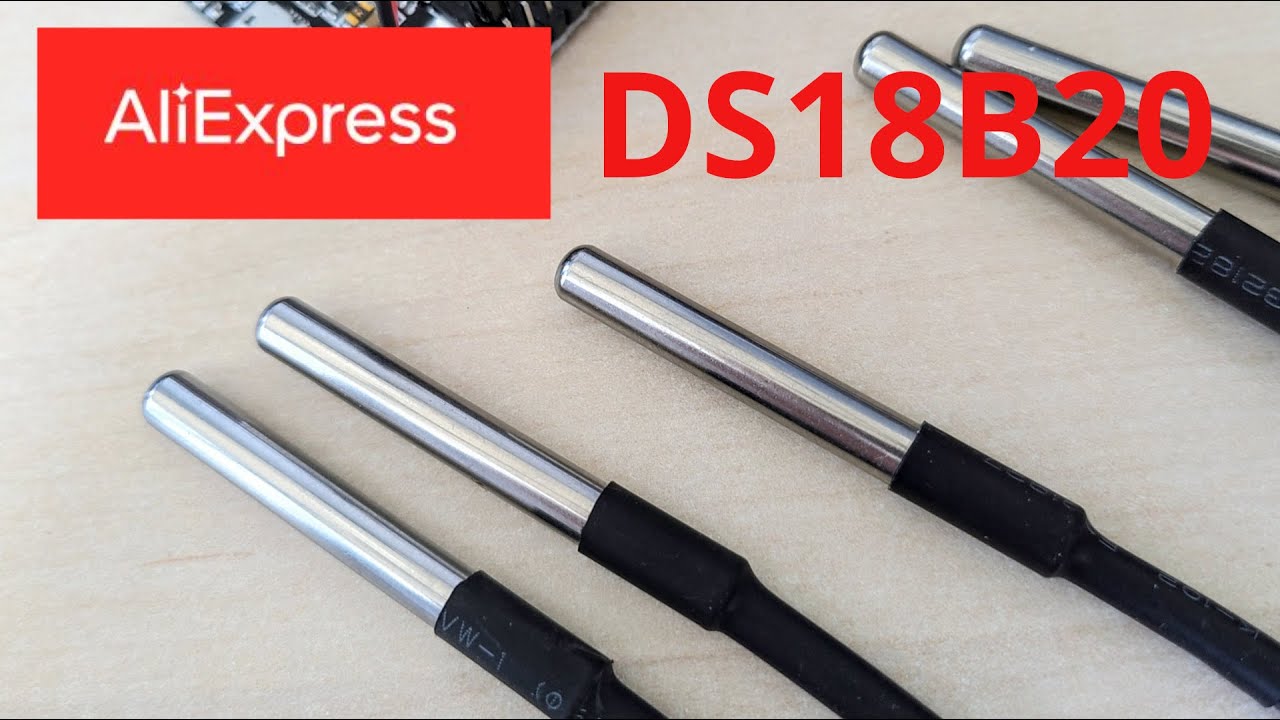 Обзор и тест 5 датчиков температуры DS18B20 на Arduino. OneWire подключение.