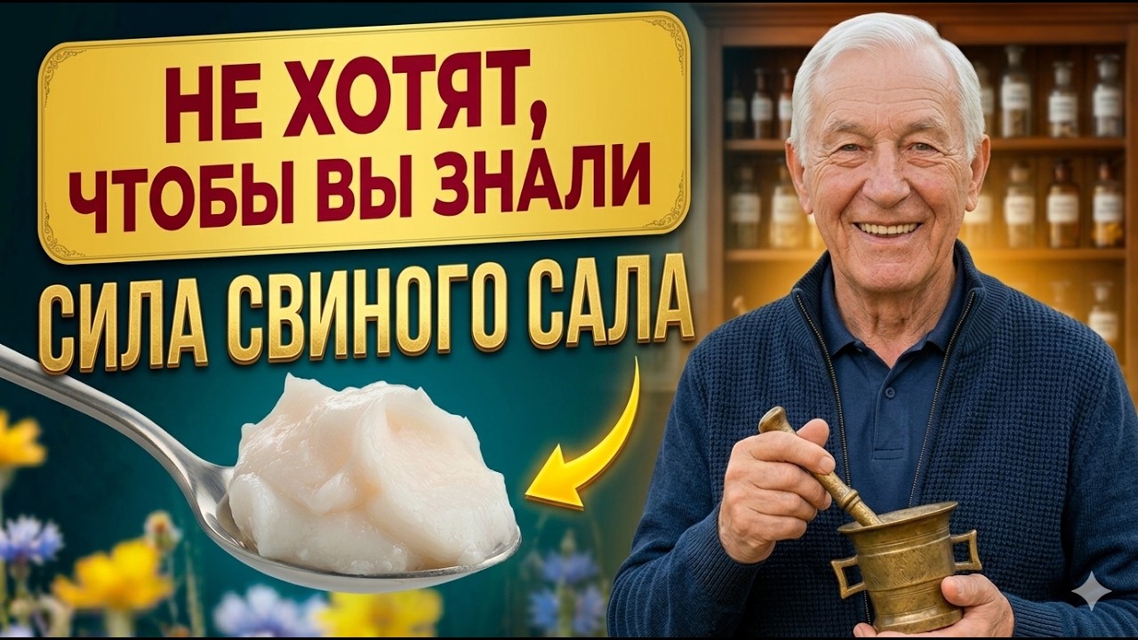Если готовить на СВИНОМ САЛЕ каждый день — вот что ПРОИЗОЙДЁТ с вашим ОРГАНИЗМОМ