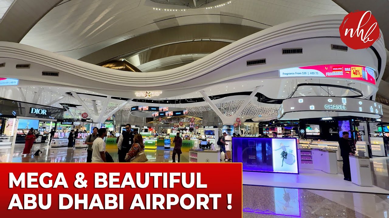 Inside Zayed International Airport | Abu Dhabi’s New Terminal A Full Tour 2025