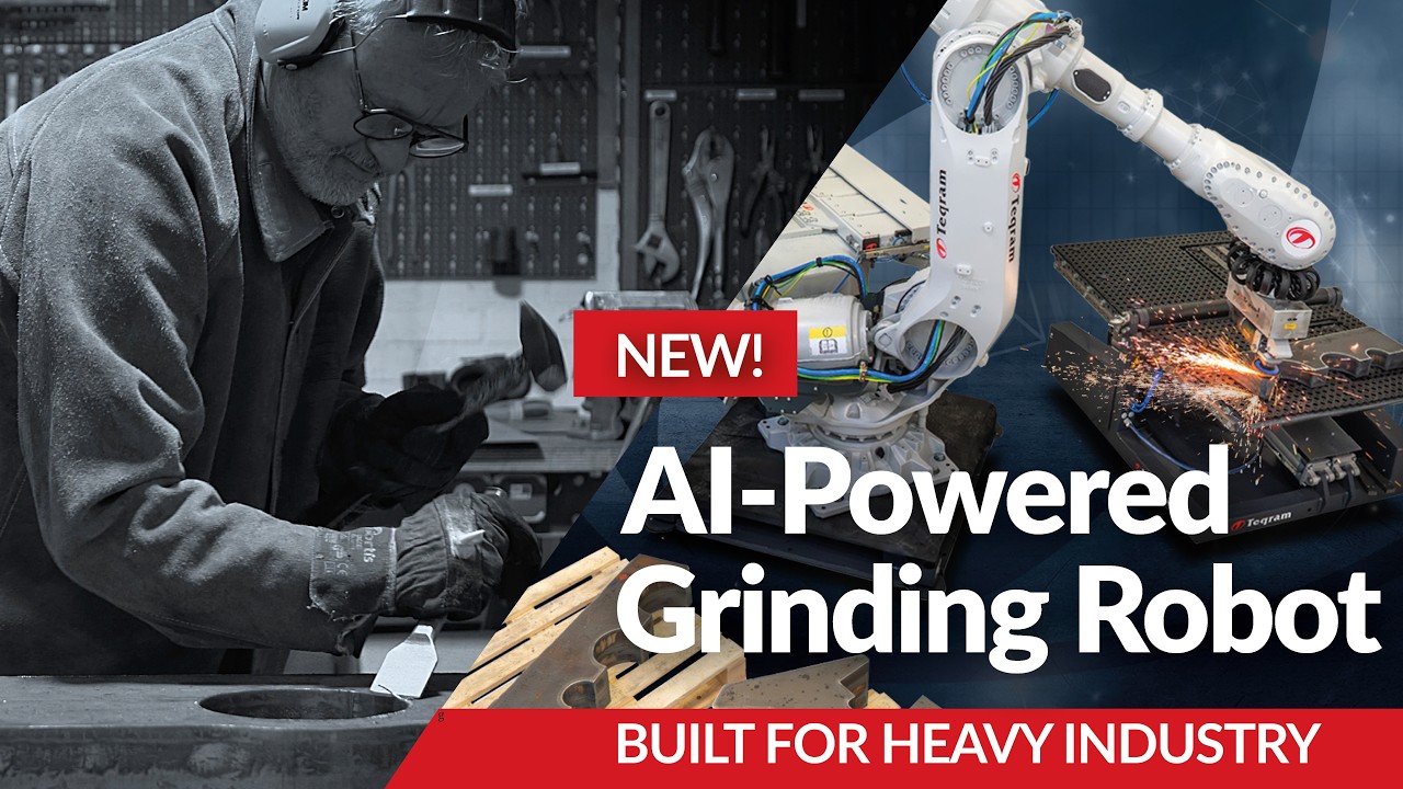 AI-Powered Robotic Grinding with the EasyGrinder by Teqram