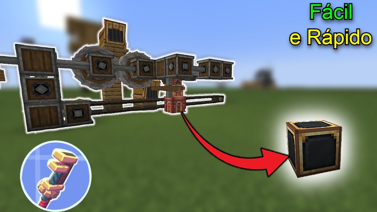 Como Fazer o Revestimento de Trem no Create 🚆 (Fácil e Rápido!) – Mine Tutorial #04