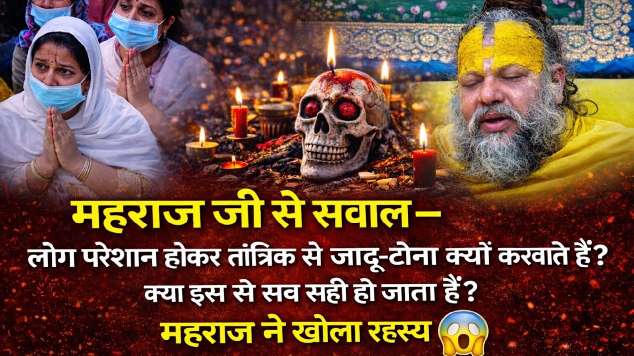 महराज जी से सवाल-लोग परेशान होकर तांत्रिक से जादू-टोना क्यो करवाते हैं? क्या इससे सब सही हो जाता है?