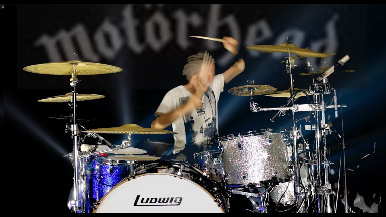Motorhead, Killed By Death (drums) #motorhead #ludwigdrums