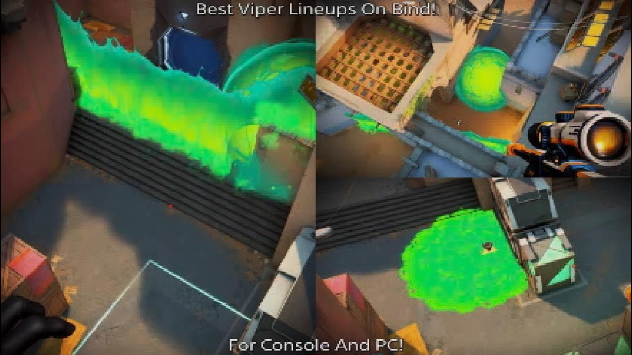 MY GO TO VIPER LINEUPS ON BIND FOR CONSOLE! [4k 60fps]