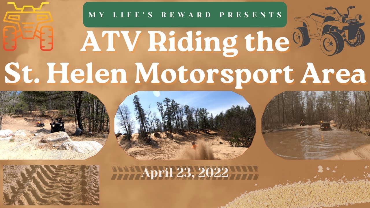 ATV Riding the St  Helen Motorsport Area
