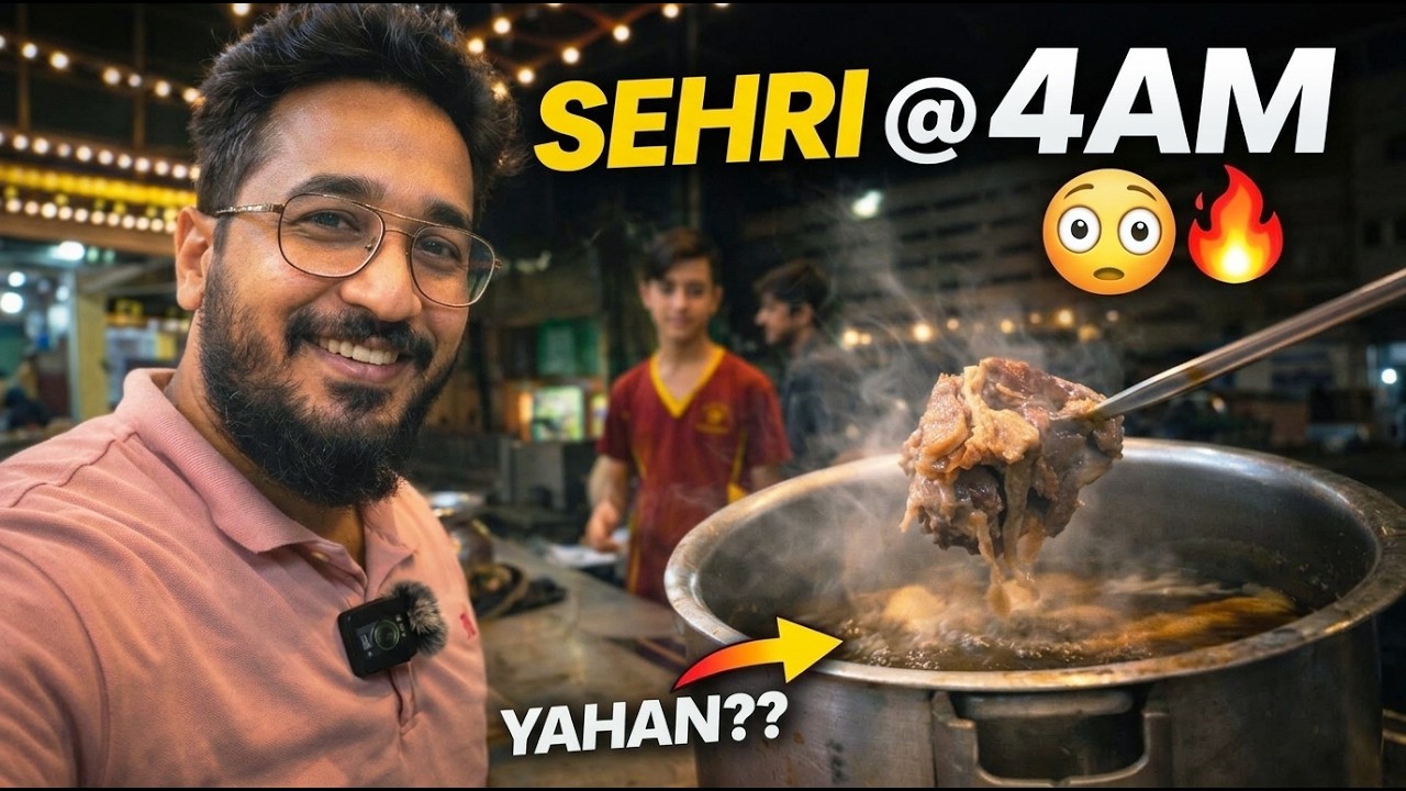 4 AM Sehri in Karachi… Ye Mutton Rosh expect nahi thi 😳🔥
