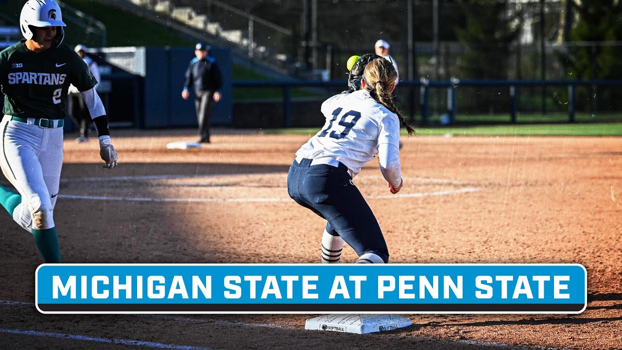 Michigan State at Penn State | Big Ten Softball | April 14, 2024 | B1G+ Encore