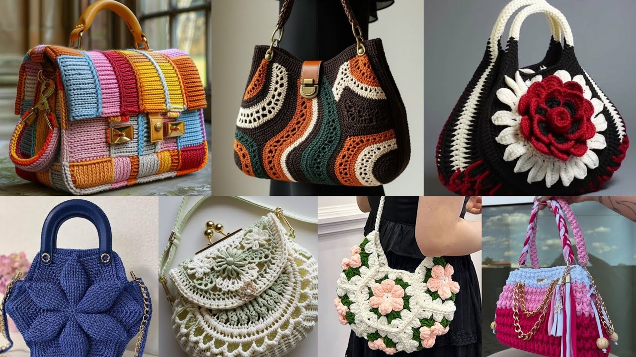 Stylish Crochet Handbag Designs | Handmade & Trendy Bag Ideas