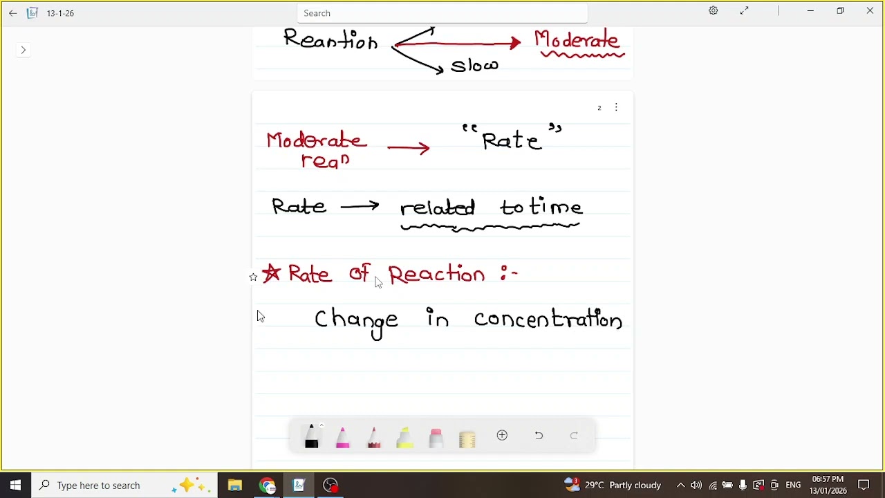 Rate of Reaction I Average Rate I Instantaneous Rate I Class XII