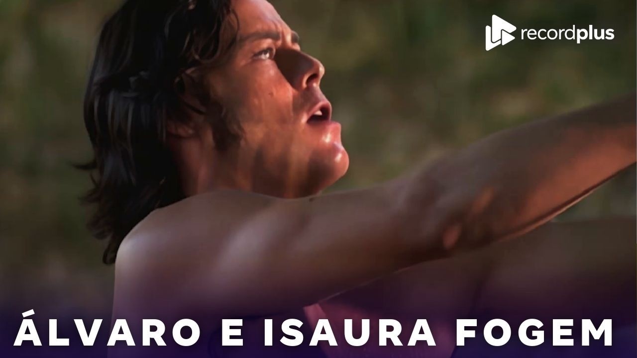 A Escrava Isaura: Álvaro e Isaura se escondem na mata | Disponível RecordPlus