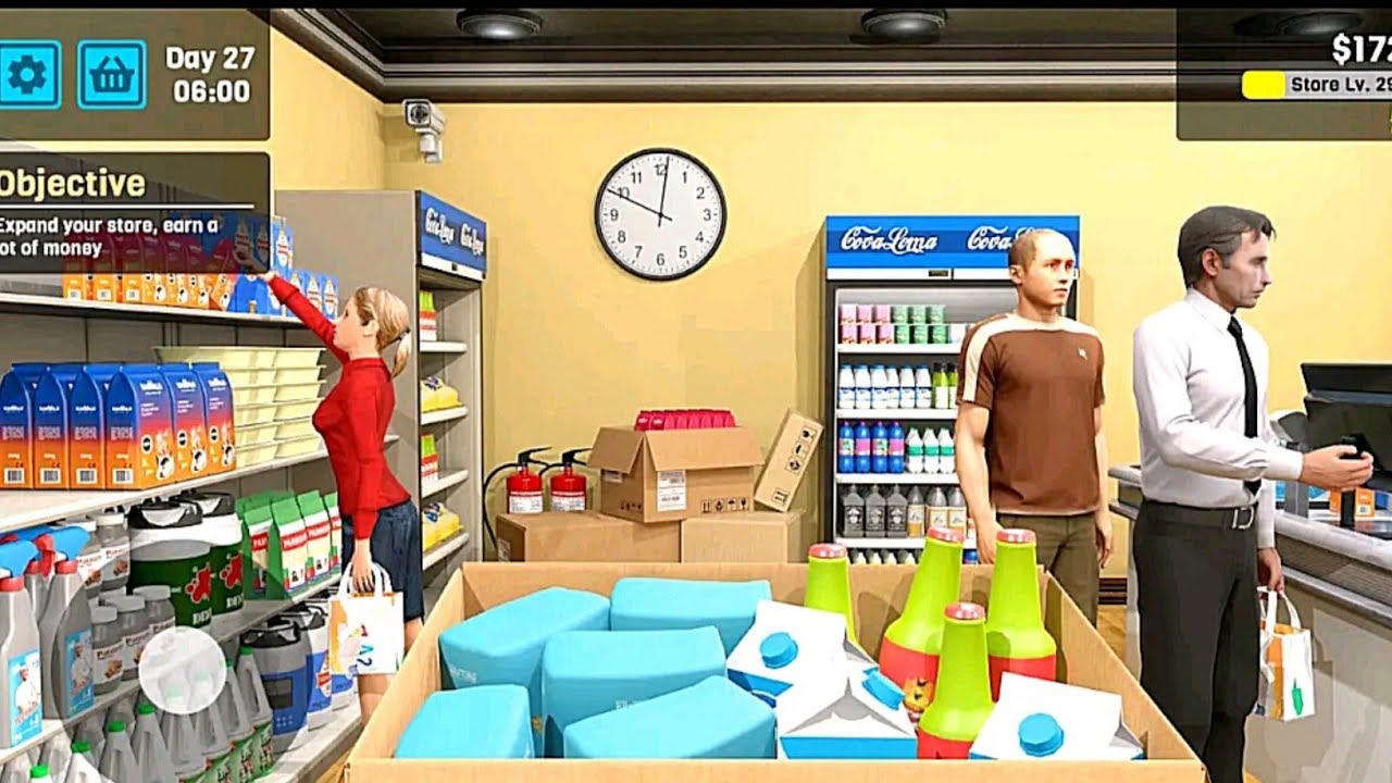 😍 STARTING MY NEW BUSINESS - SUPERMARKET SIMULATOR - PART 1 @RaiDeNIsLive.