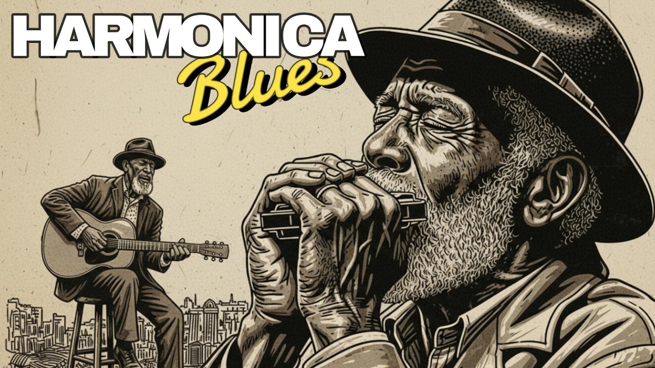 Real Mississippi Blues | Old School Guitar & Harmonica blues | Midnight Delta Blues