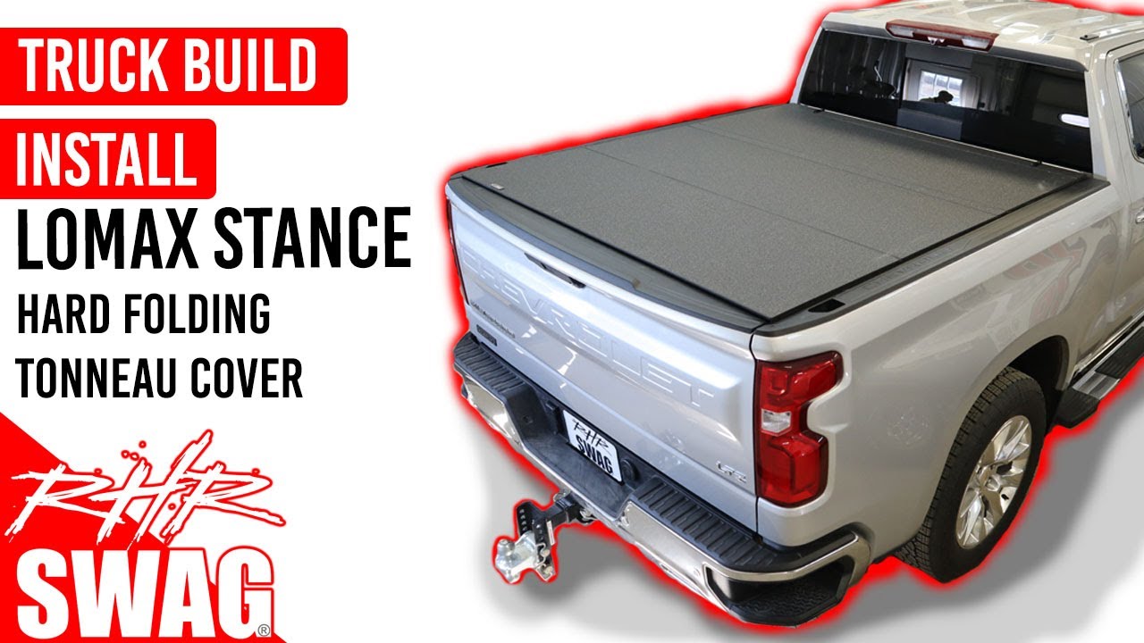 Lomax Stance Hard Folding Tonneau Cover Install - 2021 Chevy Silverado Truck Build - RHRSwag