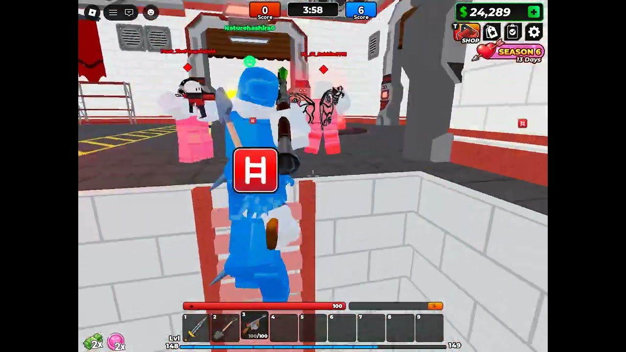 Playing only with Tommy gun 🔥|| flag wars 🤯||#roblox #flagwars 
