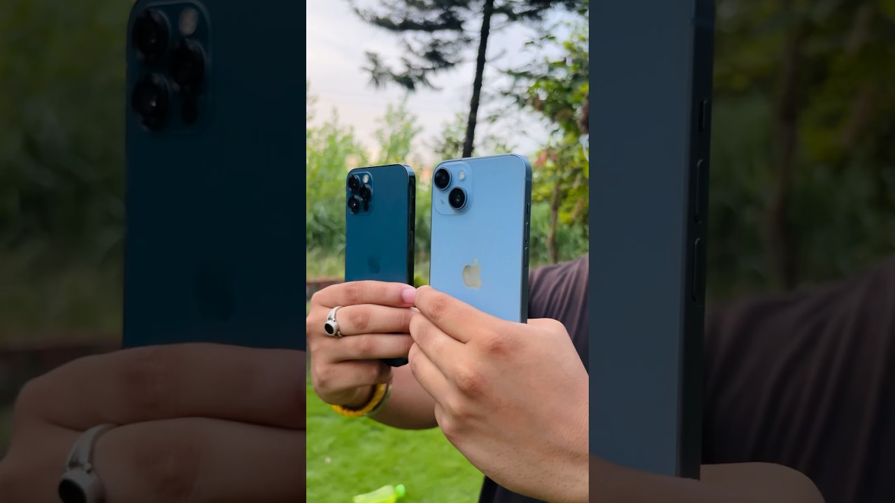 iPhone 12 pro vs iPhone 14 | #iphone12pro #iphone14 #iphone14camera