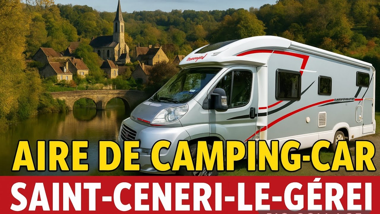 😍✨SUPER AIRE DE CAMPING-CAR DANS L'ORNE #campingcar #road trip #vanlife #l'orne 