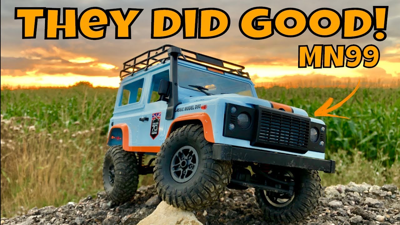 Cheap, Capable RC Land Rover D90! 1/12 MN Models MN99. The best MN Models so far!