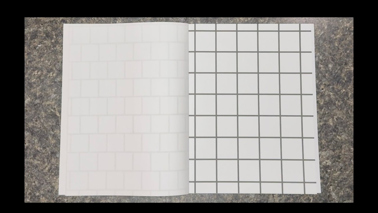 Colour with Me: Satisfying Designs | Cascading Orange Squares #monochromemonday