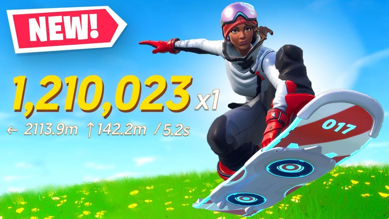 *NEW* Driftboard TRICK SCORE Challenge in Fortnite!