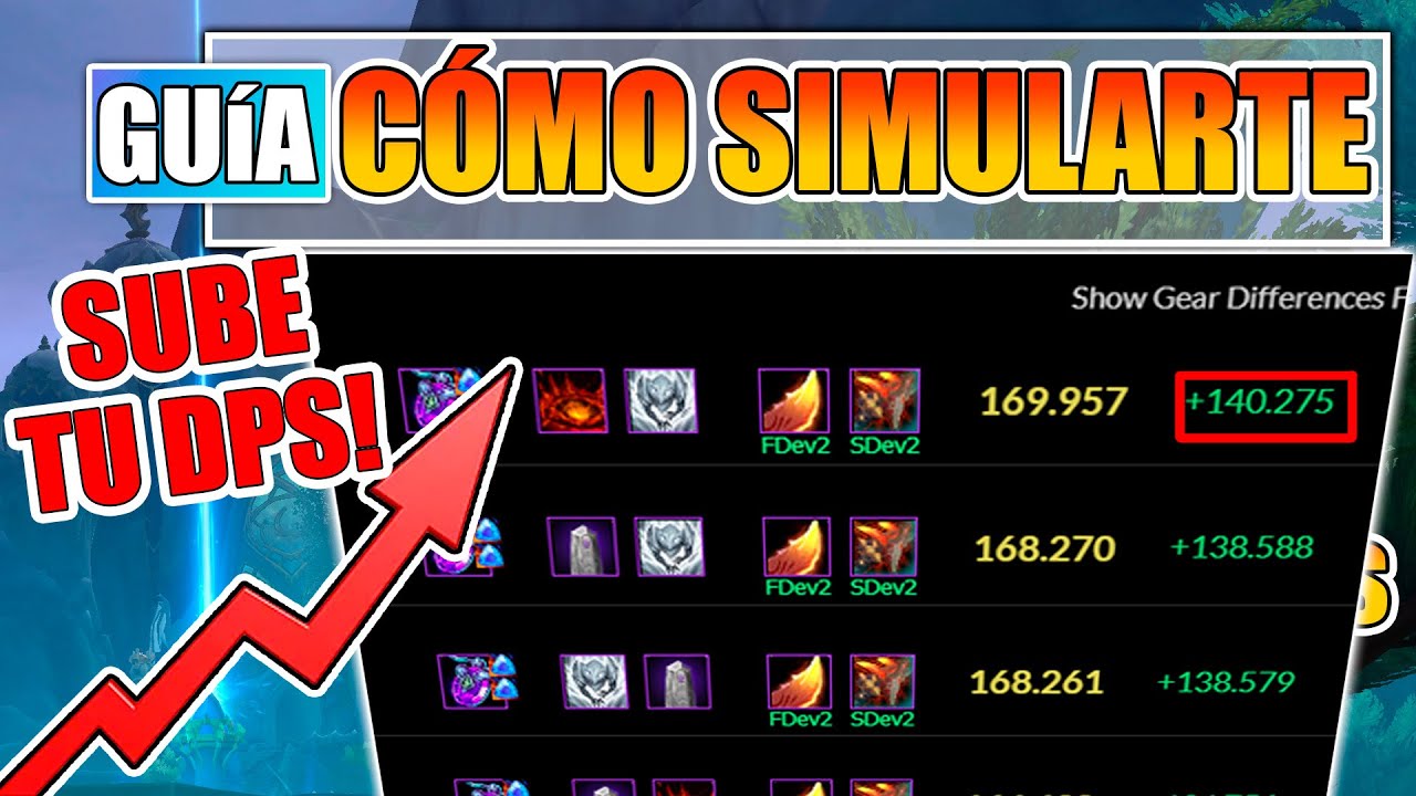 GUIA SIMULACIÓN | SUBE TU DPS Y ELIGE BIEN TU GRAN CÁMARA | WOW DRAGONFLIGHT