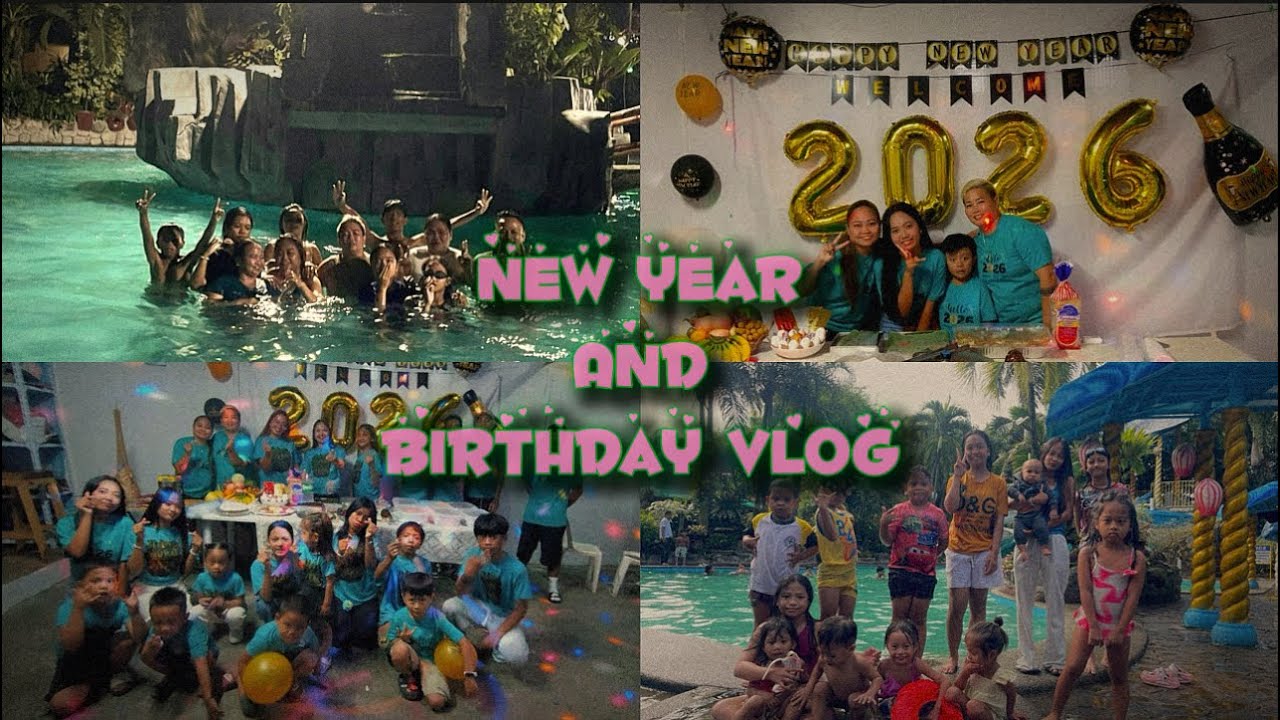 New year and birthday vlog(sobrang saya!!)