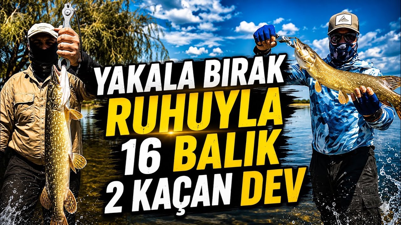 Yakala Bırak Ruhuyla 16 Balık🐬 2 Kaçan Dev🐊02.08.2025📅