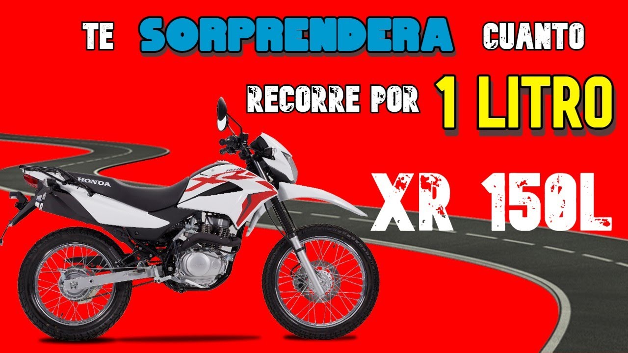 HONDA XR150L RENDIMENTO DE COMBUSTIBLE EN CONDICIONES 100% REALES DE CALLE.