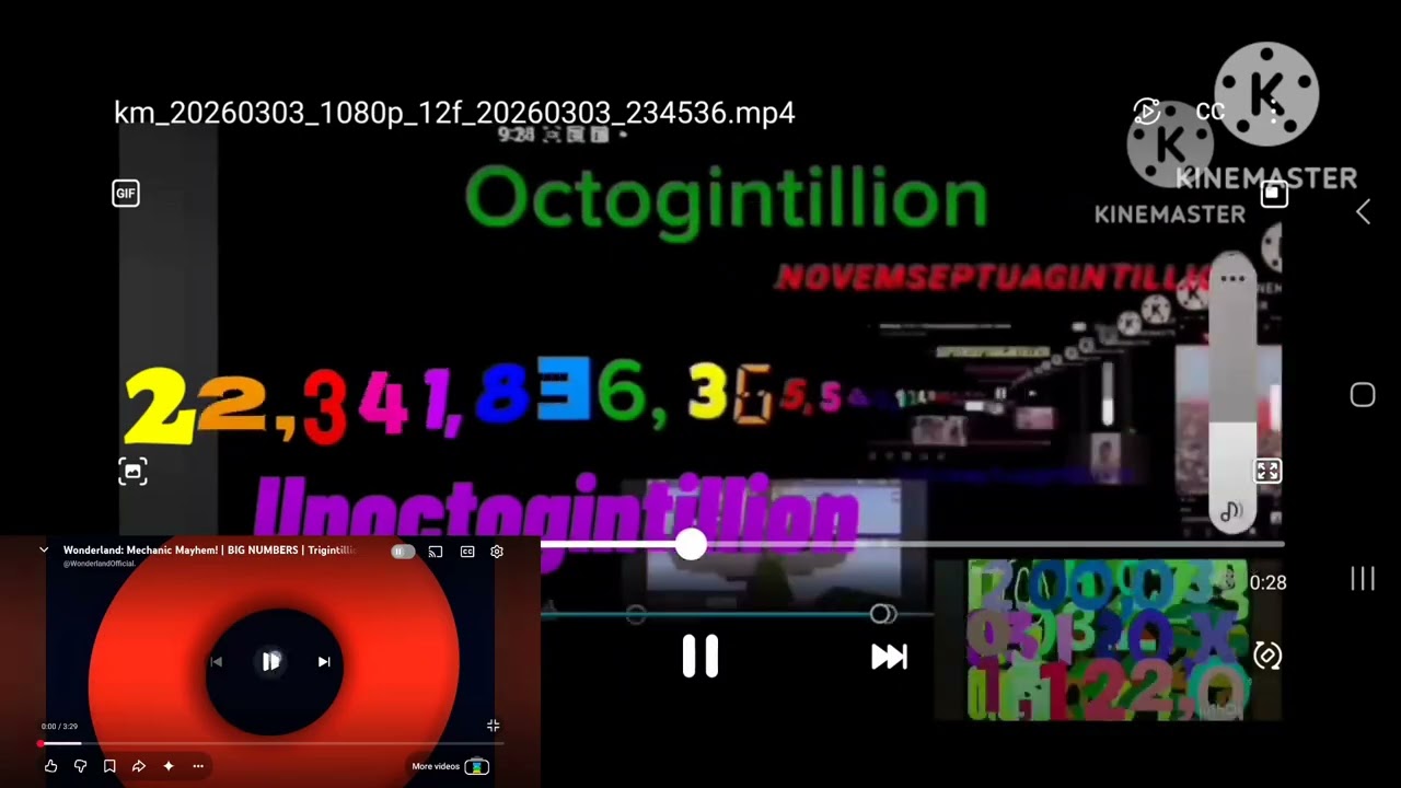 Number 0 to Treoctogintillion with sound
