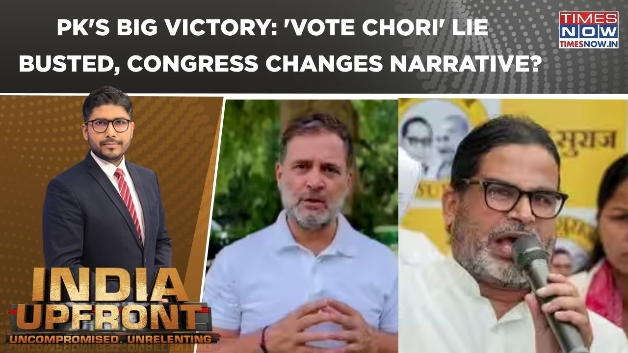 Prashant Kishor's Victory: 'Vote Chori' Lie Busted, Cong Links It To 'Gen-Z Anger'? | India Upfront