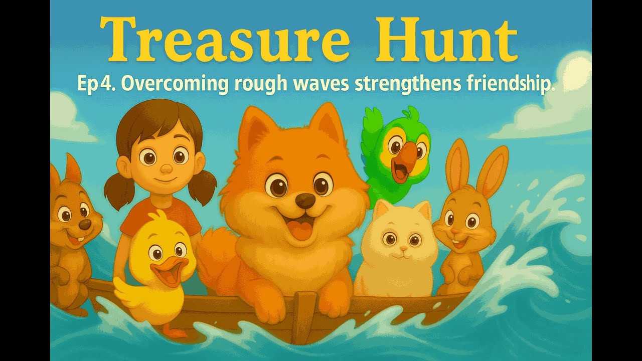 Treasure Hunt. Ep 4. Overcoming rough waves strengthens friendship