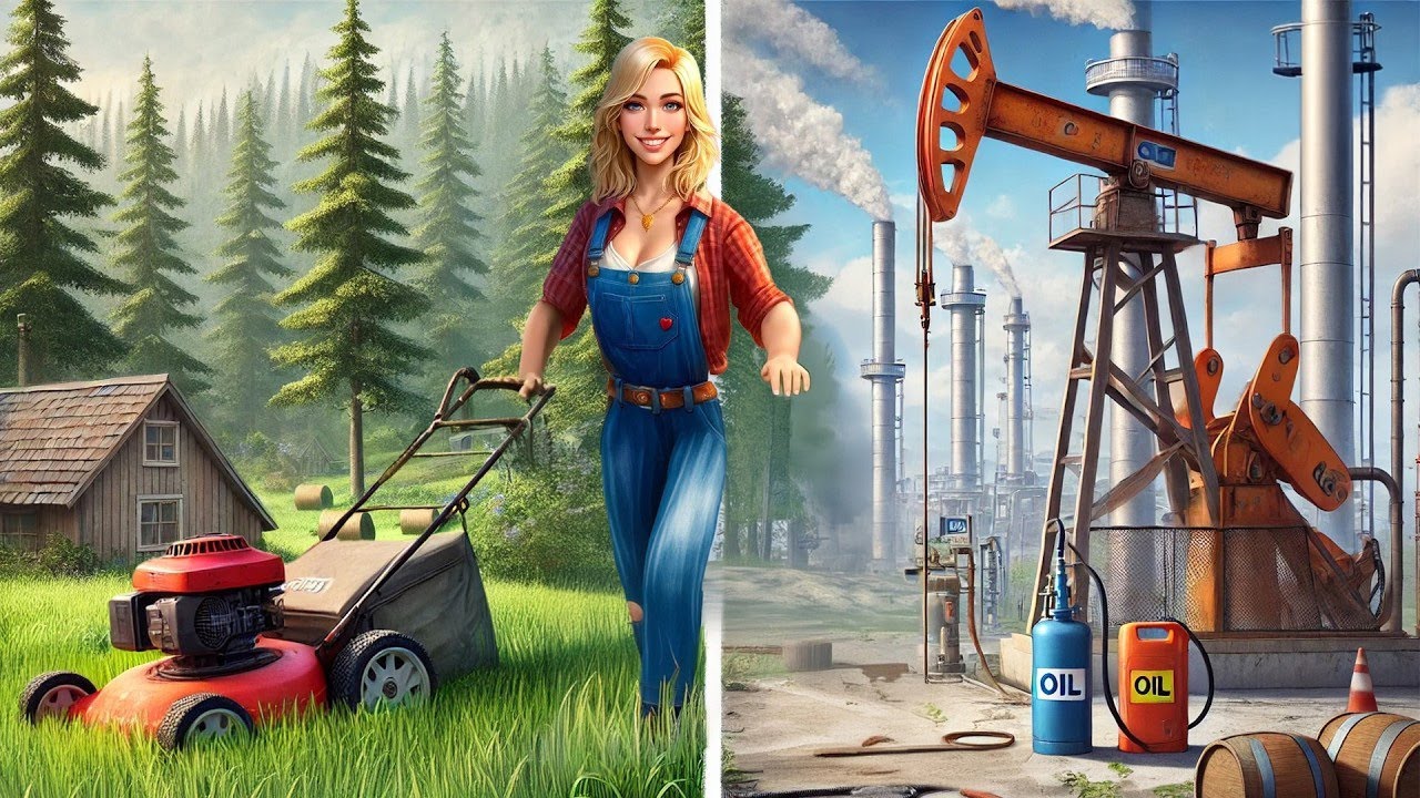 MEGA FARM From $0 🚜 No Man's Land 🚜 OIL EMPIRE