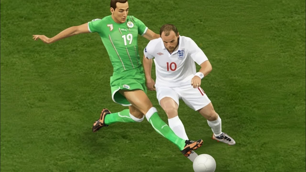 Pes 11 FIFA World Cup South Africa 2010 England VS Algeria MatchDay 8 Groupe C Match 3 