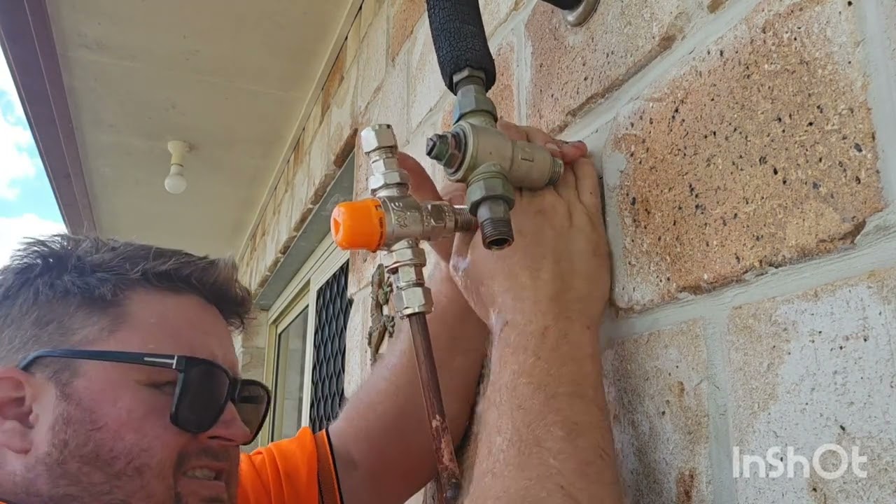 How to Install a Tempering Valve on a Hot Water Service!