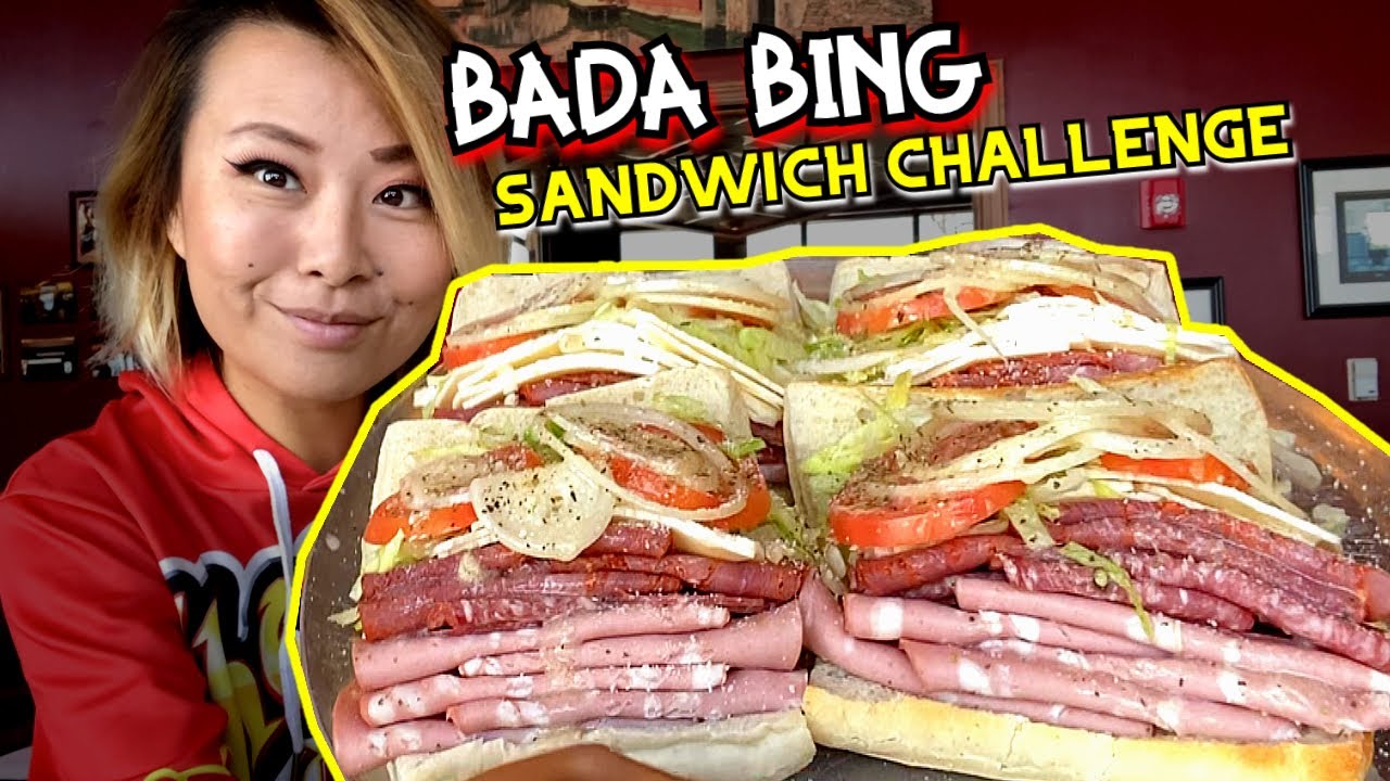UNDEFEATED BADA BING COLD SUB SANDWICH CHALLENGE IN Winfield, Illinois! at Caliendo's #RainaisCrazy