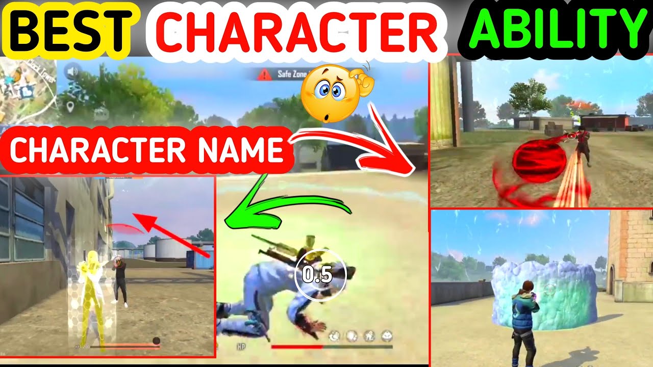 BEST CHARACTER ABILITY IN FREE FIRE