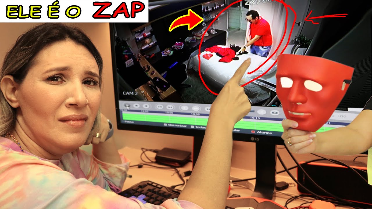 FLAGRAMOS O ZAP PELAS C&Acirc;MERAS DE SEGURAN&Ccedil;A