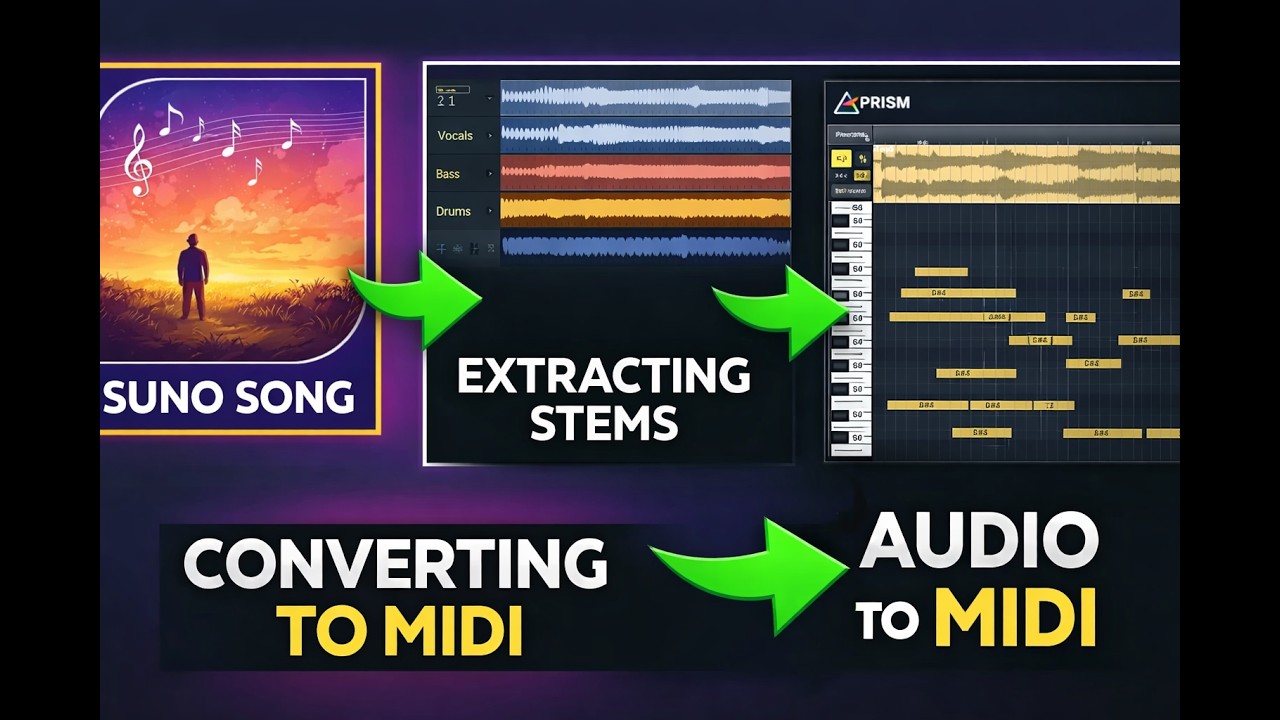 Лучший инструмент для конвертации аудио в MIDI — Prism