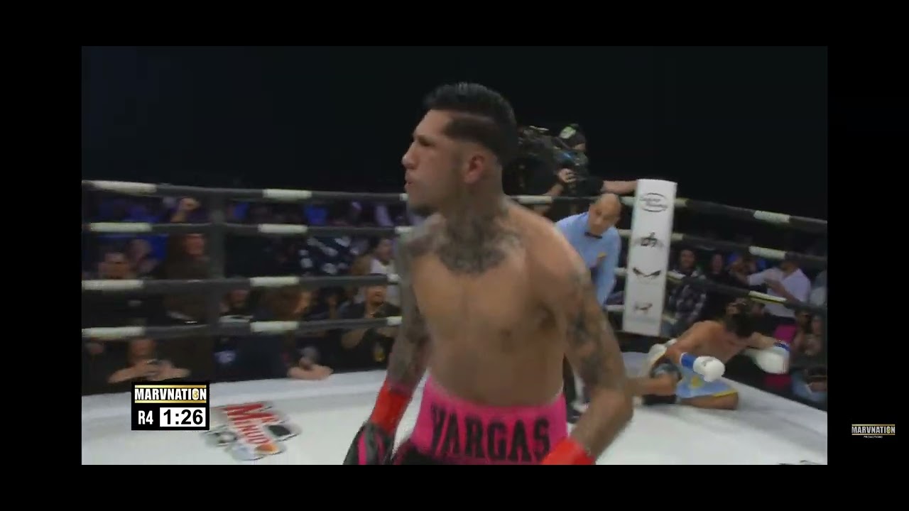 Fernando Vargas Jr 4 Round KO Win vs Gonzalo Coria 👊 #VargasJrCoria
