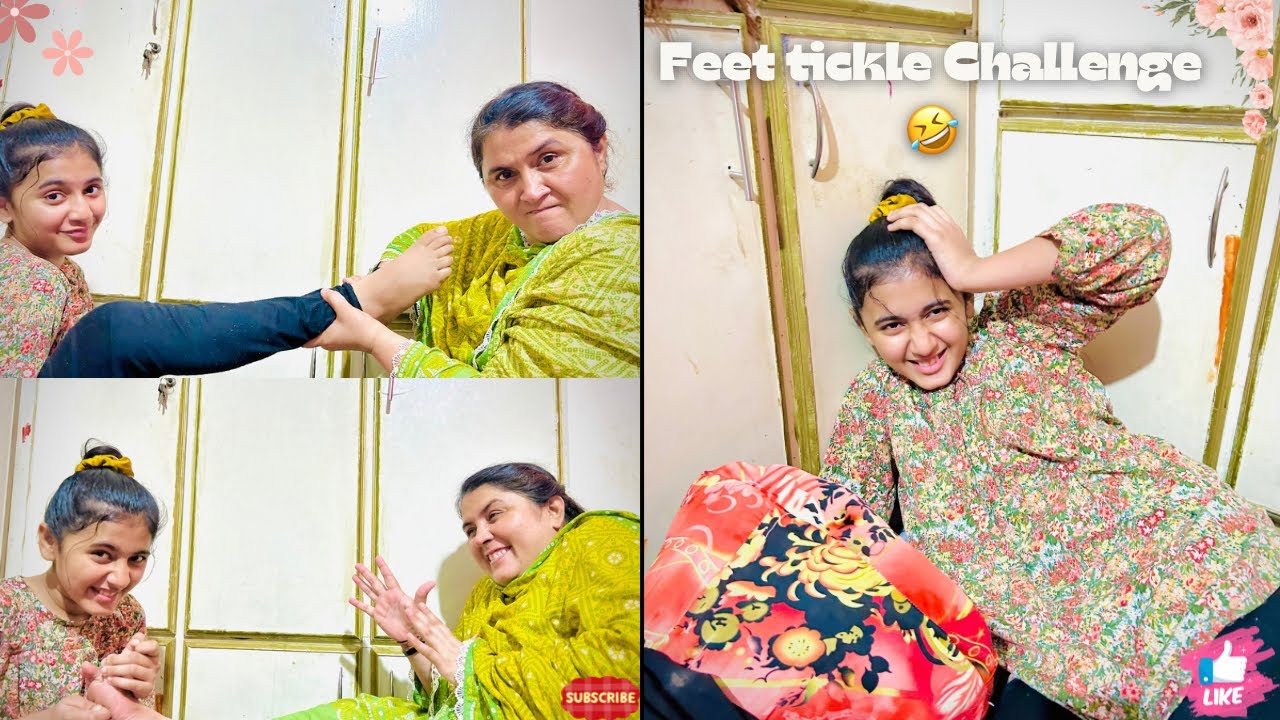 Feet Tickle Challenge🦶😂|Has has kay bura hall sab ka 🤣