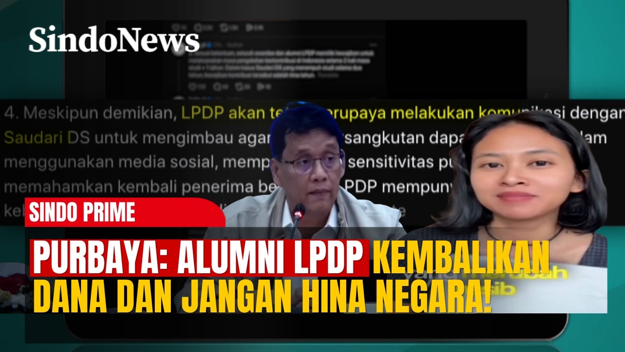 Purbaya Tegas! Alumni LPDP Diminta Kembalikan Dana, “Jangan Hina Negara!” | Sindo Sore | 23/02