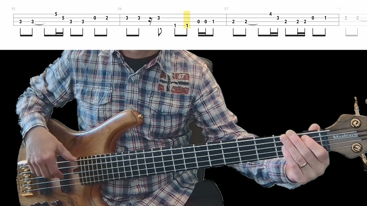 Gloria Gaynor - I Will Survive Bass Cover with Playalong Tabs in Video