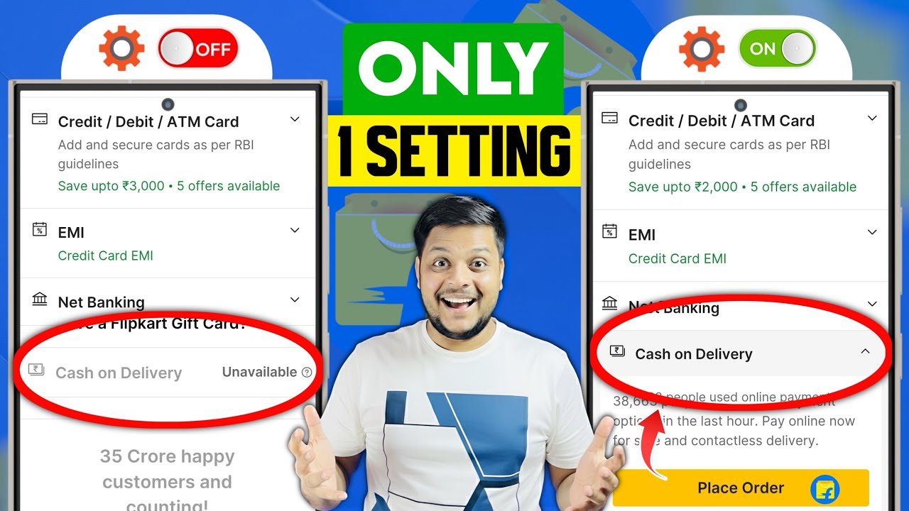 Flipkart Cash On Delivery Not Available? 😱 (बस ये 1 Trick) PROBLEM SOLVED | Flipkart COD