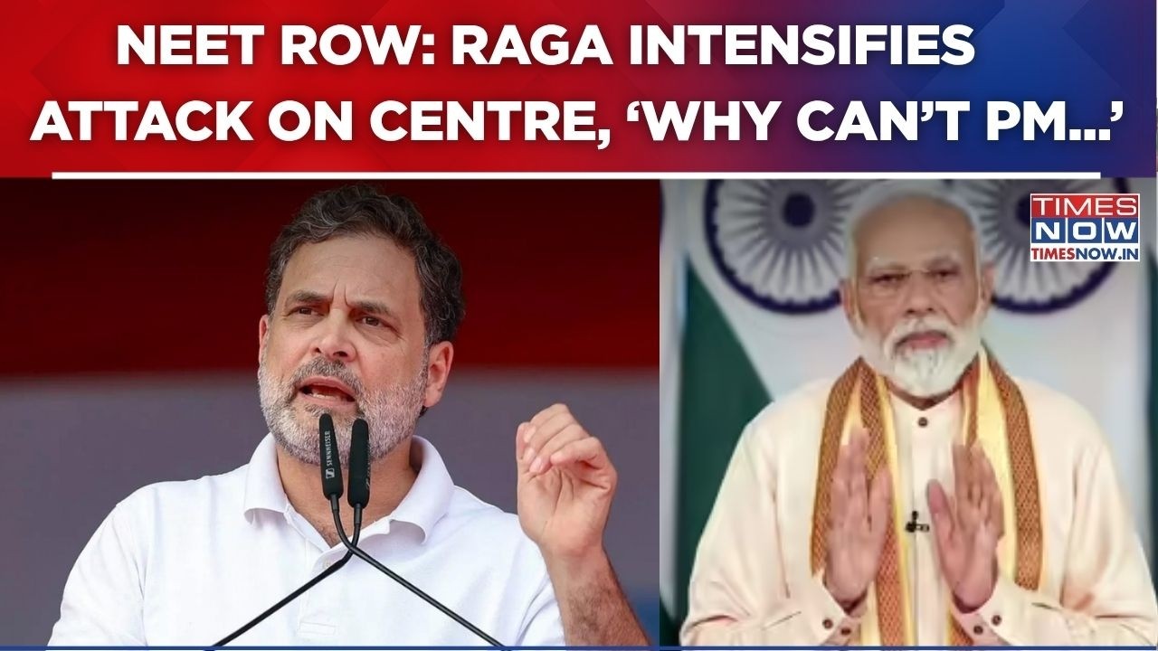 NEET Row: Rahul Gandhi Seeks Answers From Modi Govt; Says, &lsquo;Why Can&rsquo;t PM Dismiss...?&rsquo; | WATCH