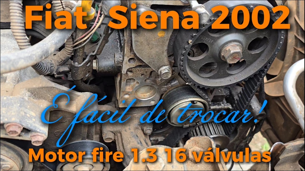 Como trocar o selo do motor fire 1.3 16v ( lado da correia)