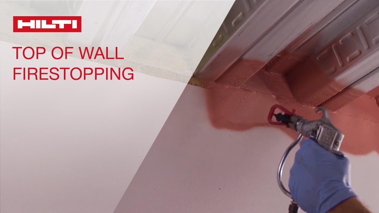 OVERVIEW of the secondary attributes of firestop - Top & Bottom of Wall