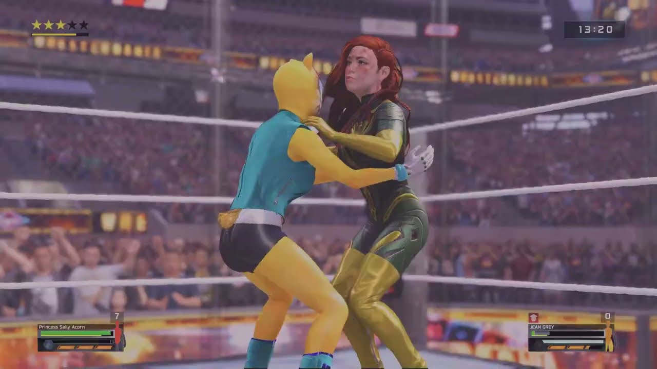 Sally Acorn Vs. Jean Grey (Phoenix) In A 30-Min Iron Woman Hell In A Cell Match